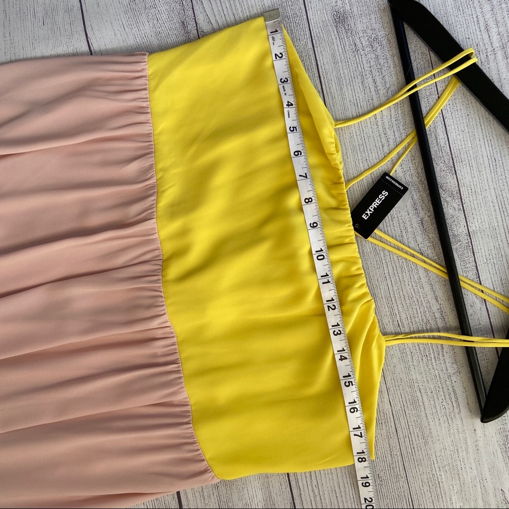 EXPRESS Color Block Maxi Dress - Picture 10 of 12